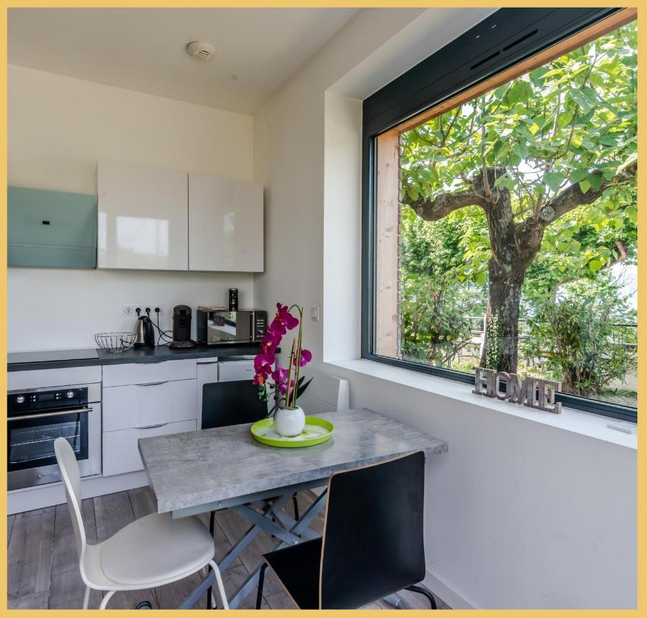Appartement Cozy 1 Panoramique Lac Leman 托农莱班 外观 照片