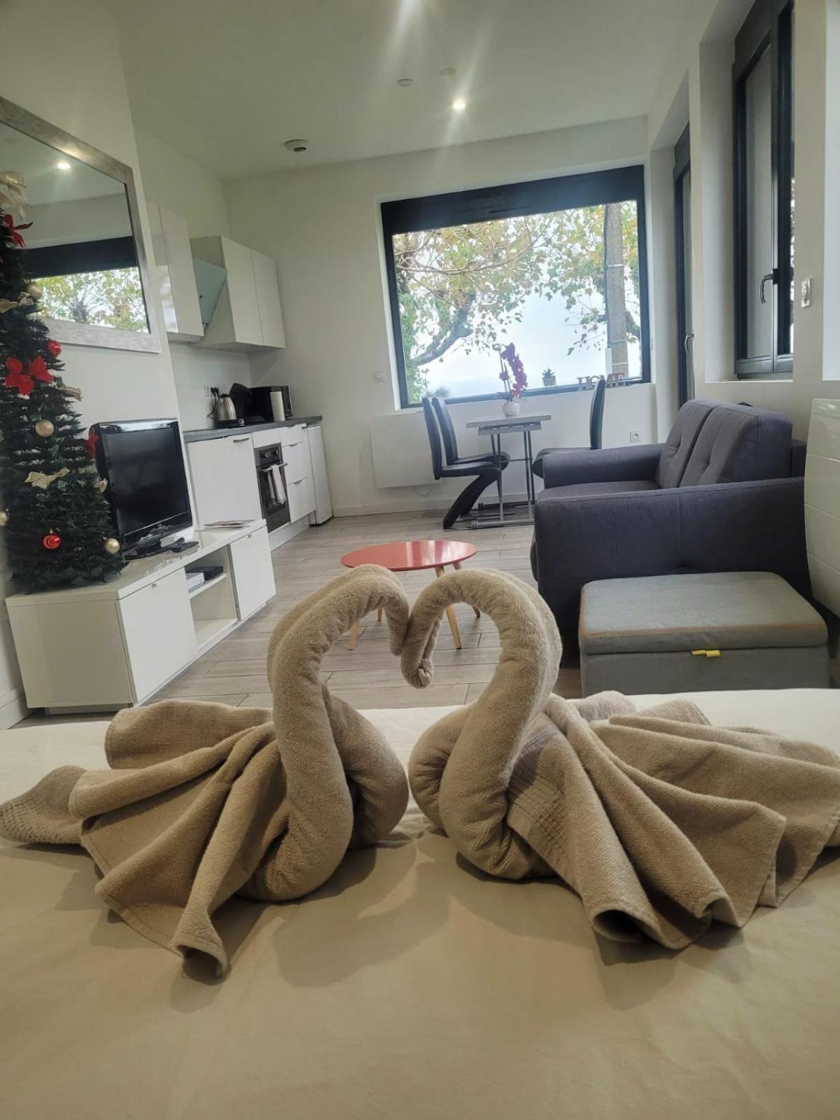 Appartement Cozy 1 Panoramique Lac Leman 托农莱班 外观 照片